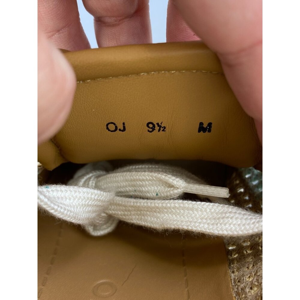 Ferragamo Macramé Women's Sneaker US 9.5 Camel Low Top Lace Up Athletic Shoes - Picture 9 of 11